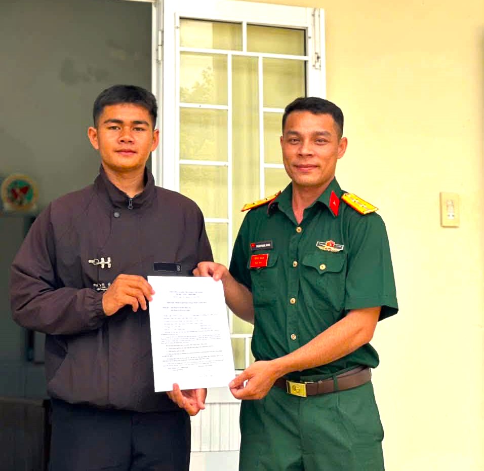 Xã Vân Hòa có 9 thanh niên viết đơn tình nguyện nhập ngũ năm 2027