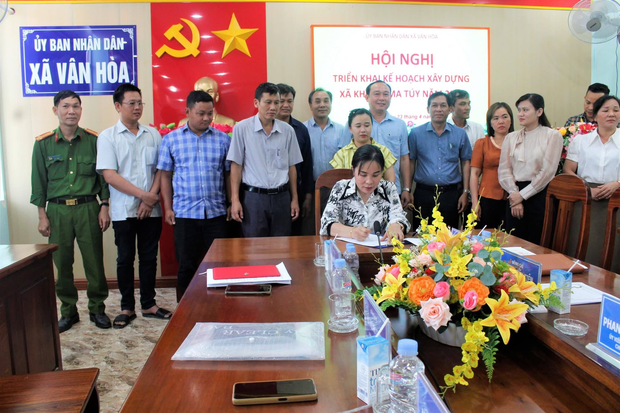 Xã Vân Hòa triển khai kế hoạch xây dựng xã không ma túy năm 2026