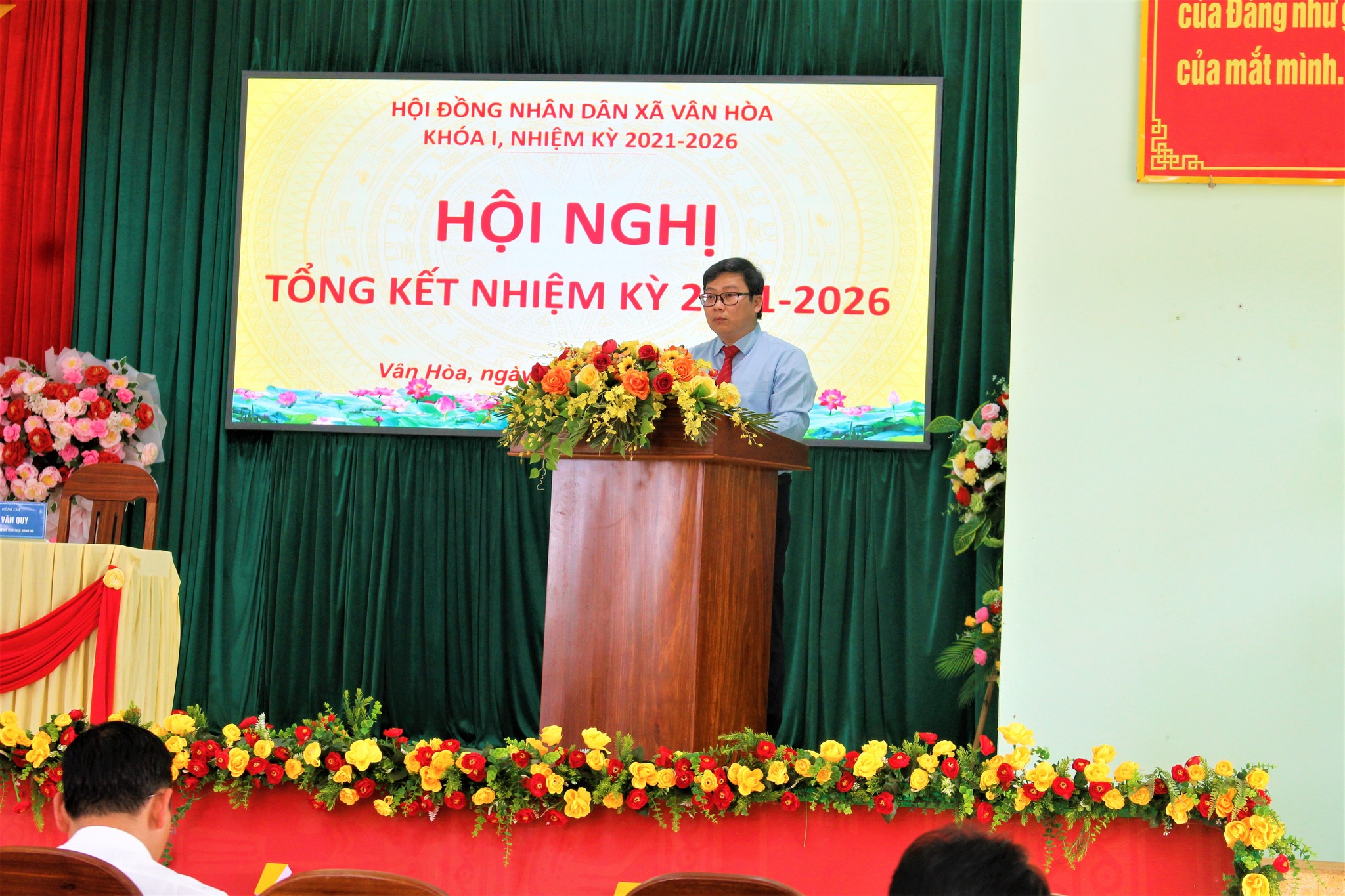 HỘI ĐỒNG NHÂN DÂN XÃ VÂN HÒA TỔNG KẾT NHIỆM KỲ 2021-2026