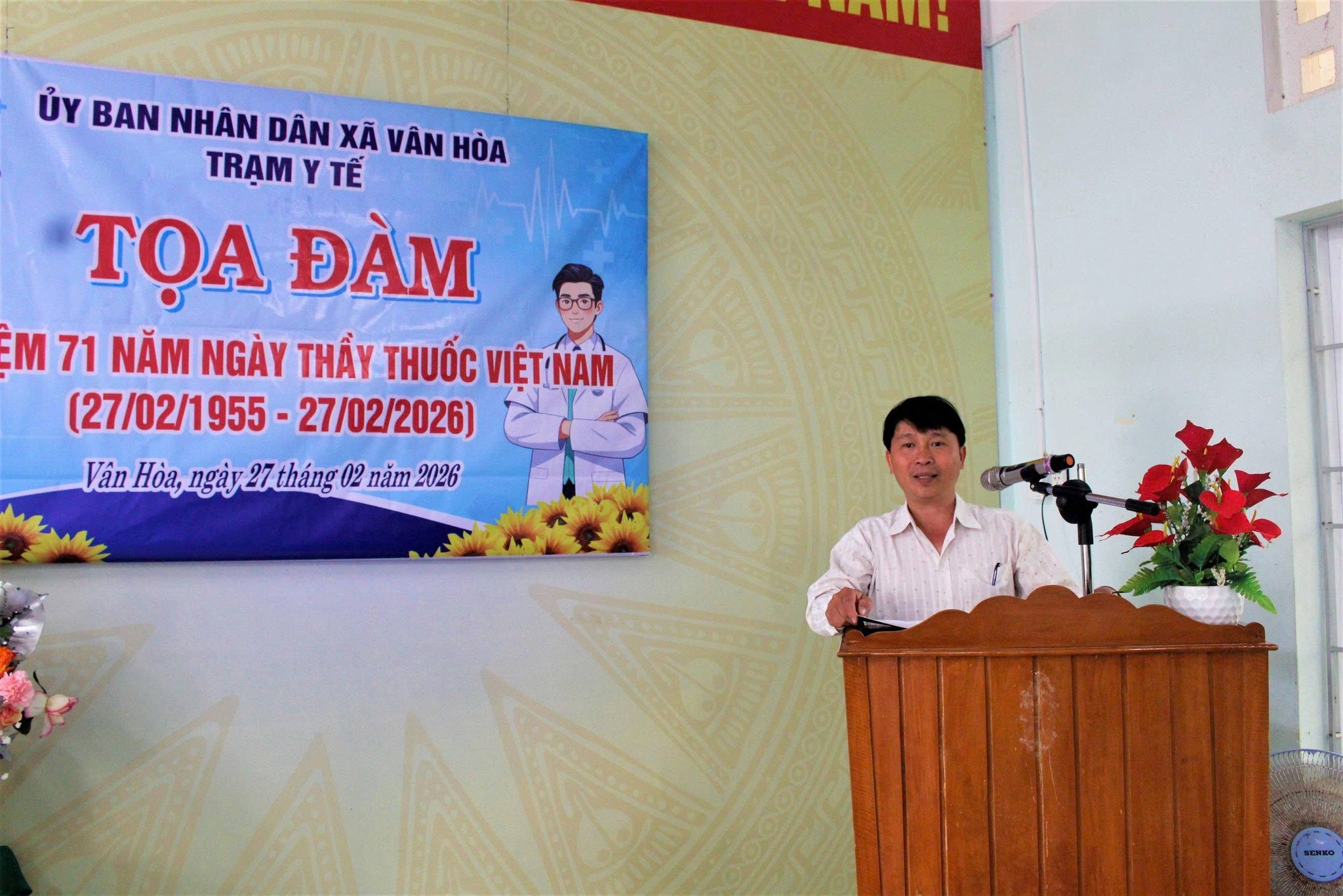 TRẠM Y TẾ XÃ VÂN HÒA TỌA ĐÀM KỶ NIỆM 71 NĂM NGÀY THẦY THUỐC VIỆT NAM