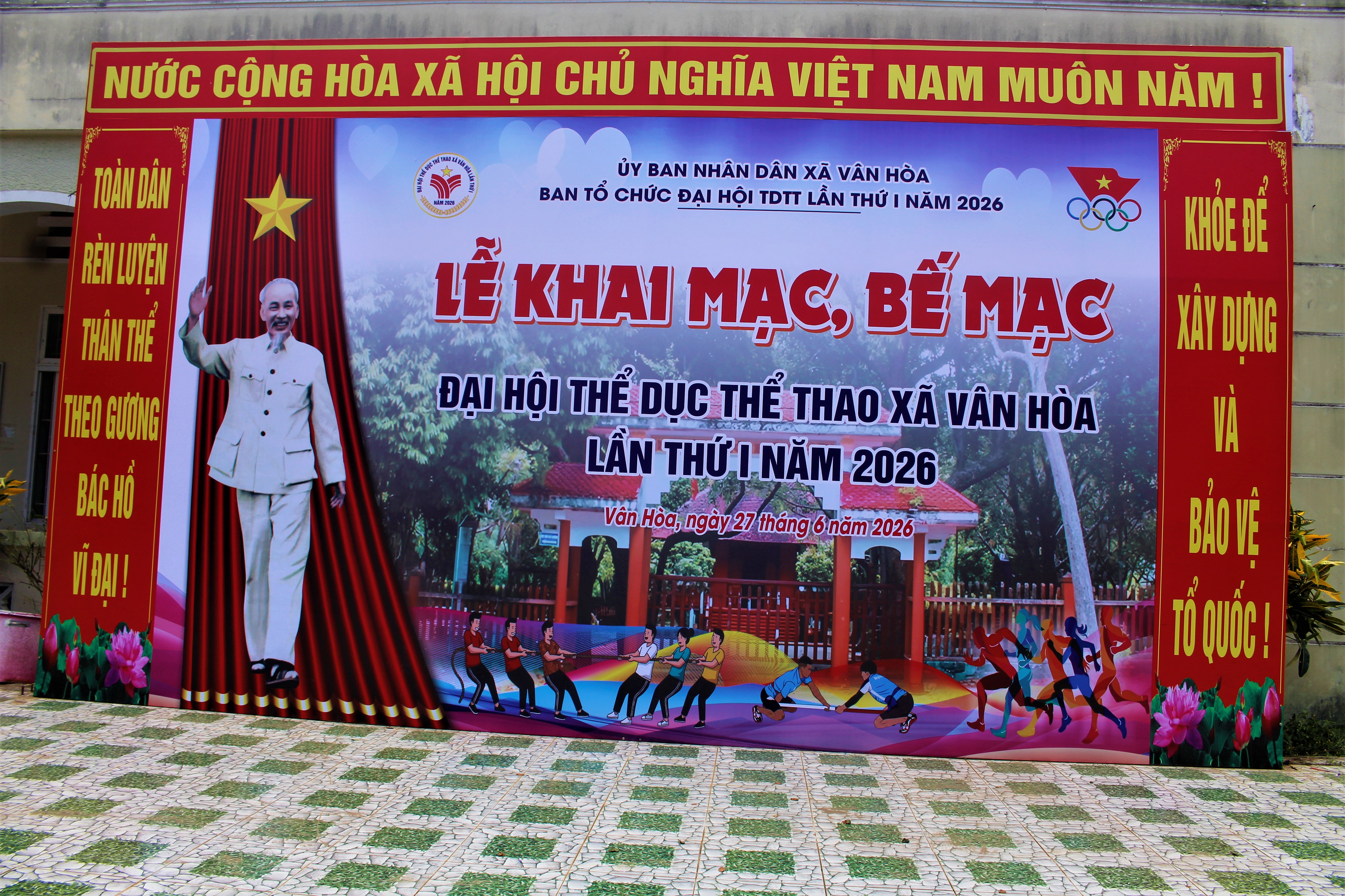 Đại hội Thể dục Thể thao xã Vân Hòa lần thứ I năm 2026: Ngày hội thể thao lớn của toàn dân