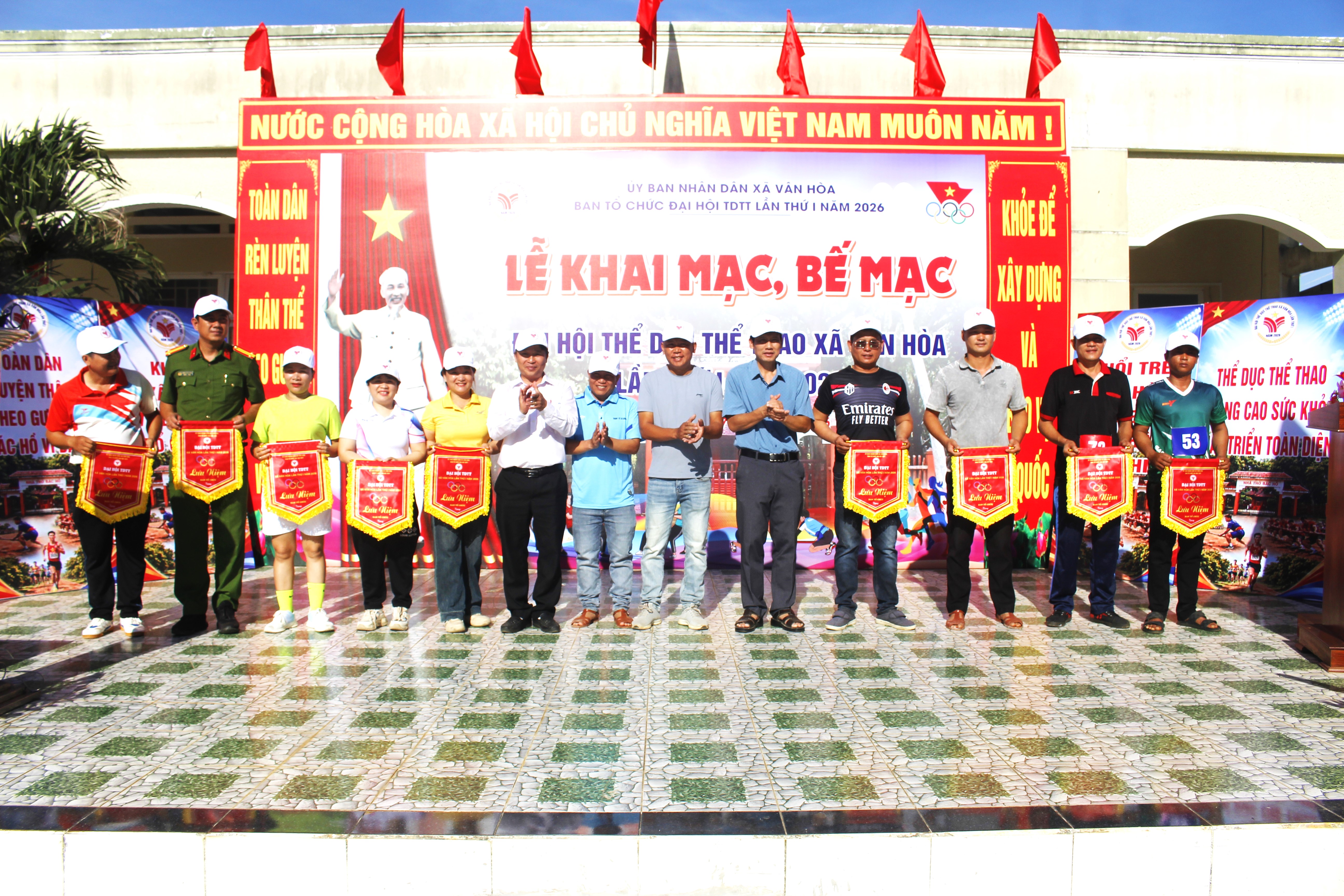 Xã Vân Hòa khai mạc Đại hội thể dục thể thao lần thứ I năm 2026