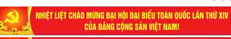 Chào mừng Đại hội đại biểu toàn quốc lần thứ XIV c