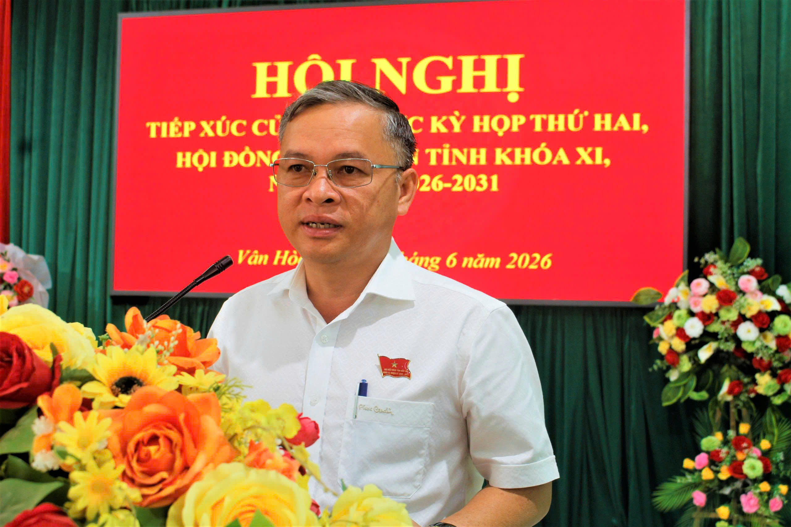 Đại biểu Hội đồng nhân dân tỉnh tiếp xúc cử tri xã Vân Hòa trước Kỳ họp thứ Hai